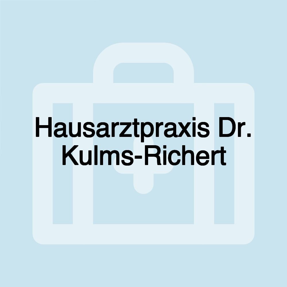 Hausarztpraxis Dr. Kulms-Richert