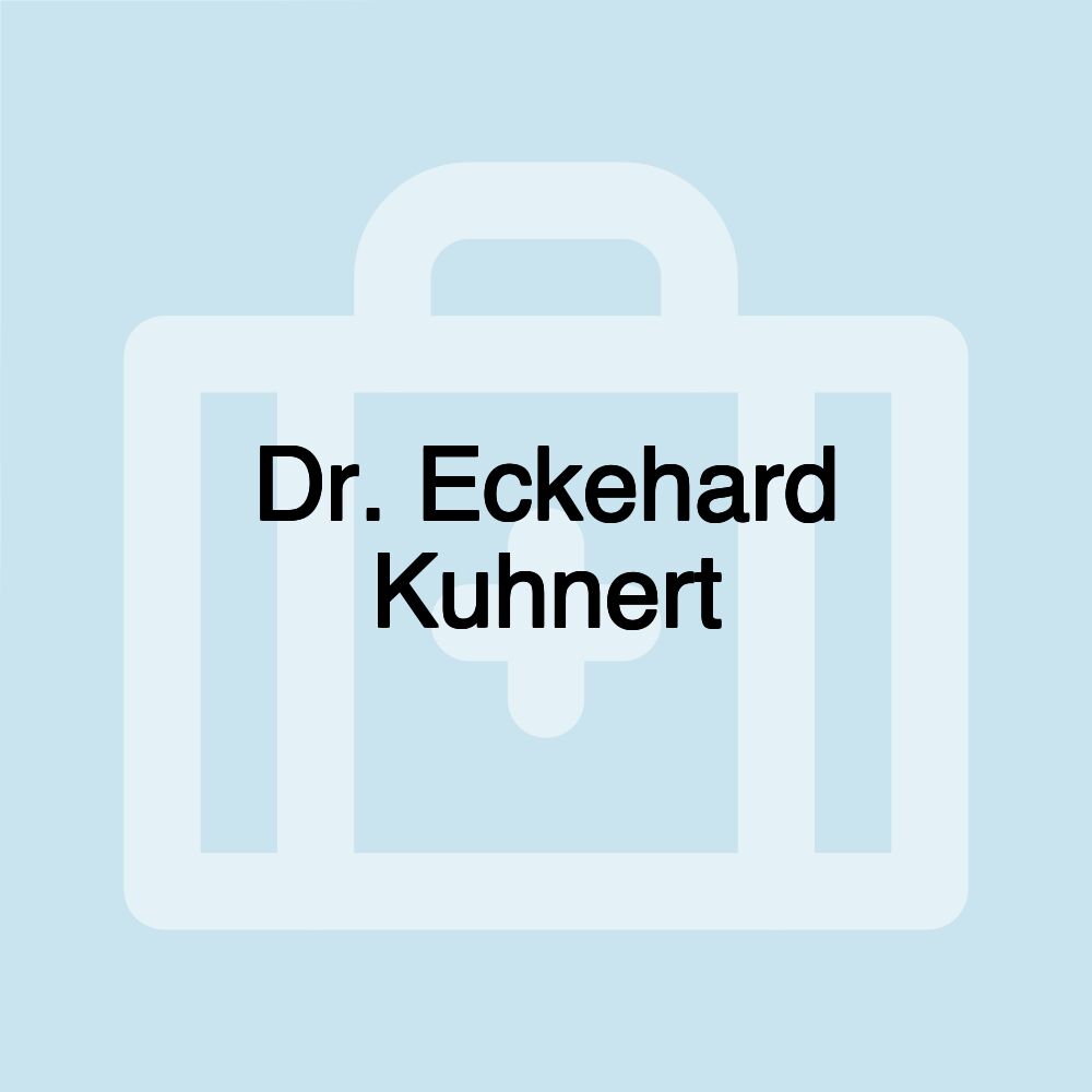 Dr. Eckehard Kuhnert