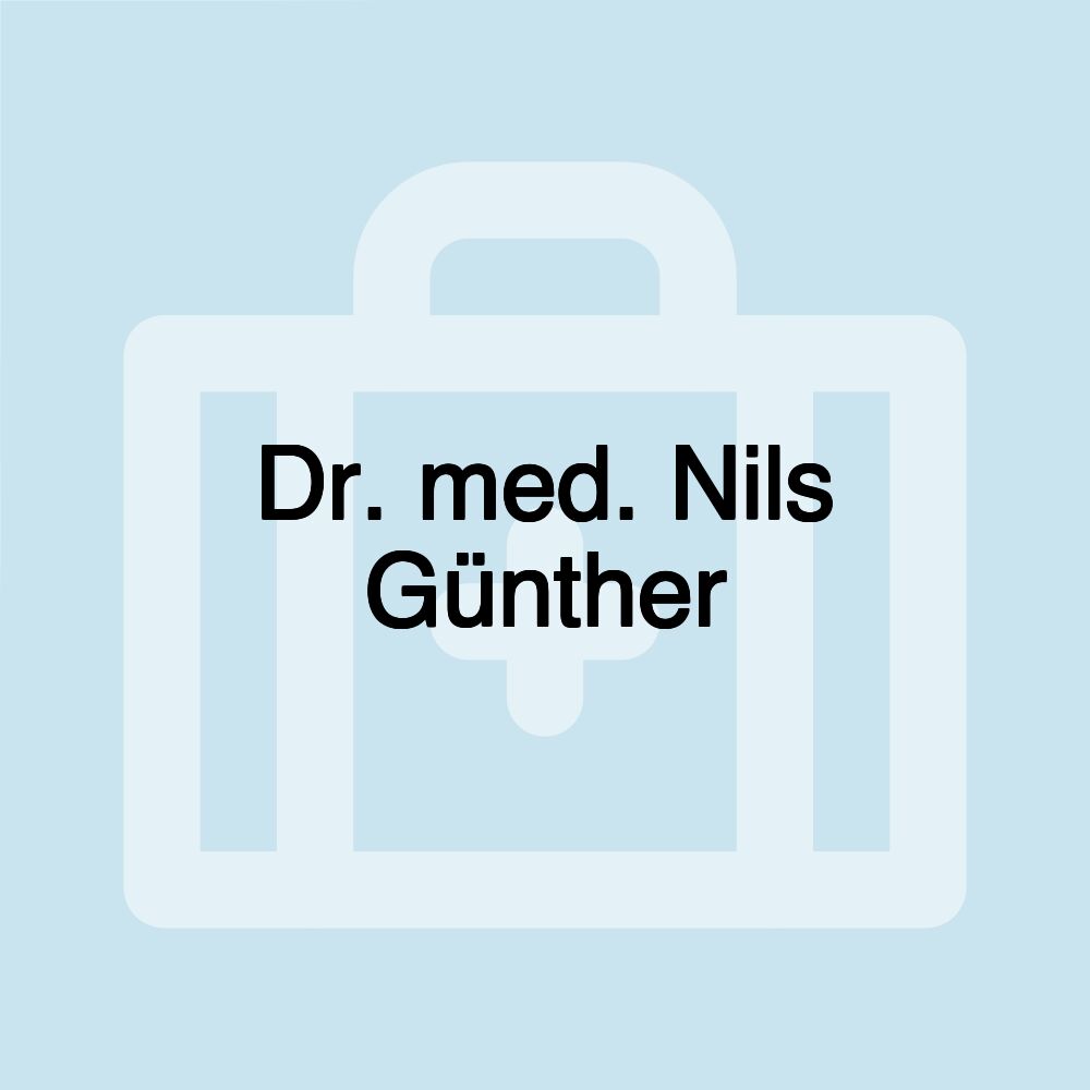 Dr. med. Nils Günther