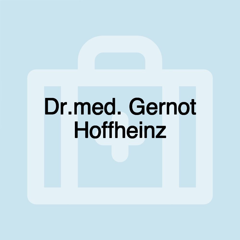 Dr.med. Gernot Hoffheinz