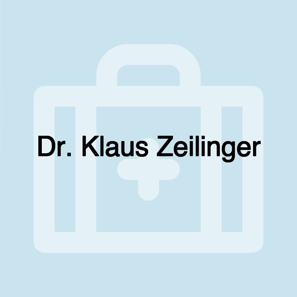 Dr. Klaus Zeilinger