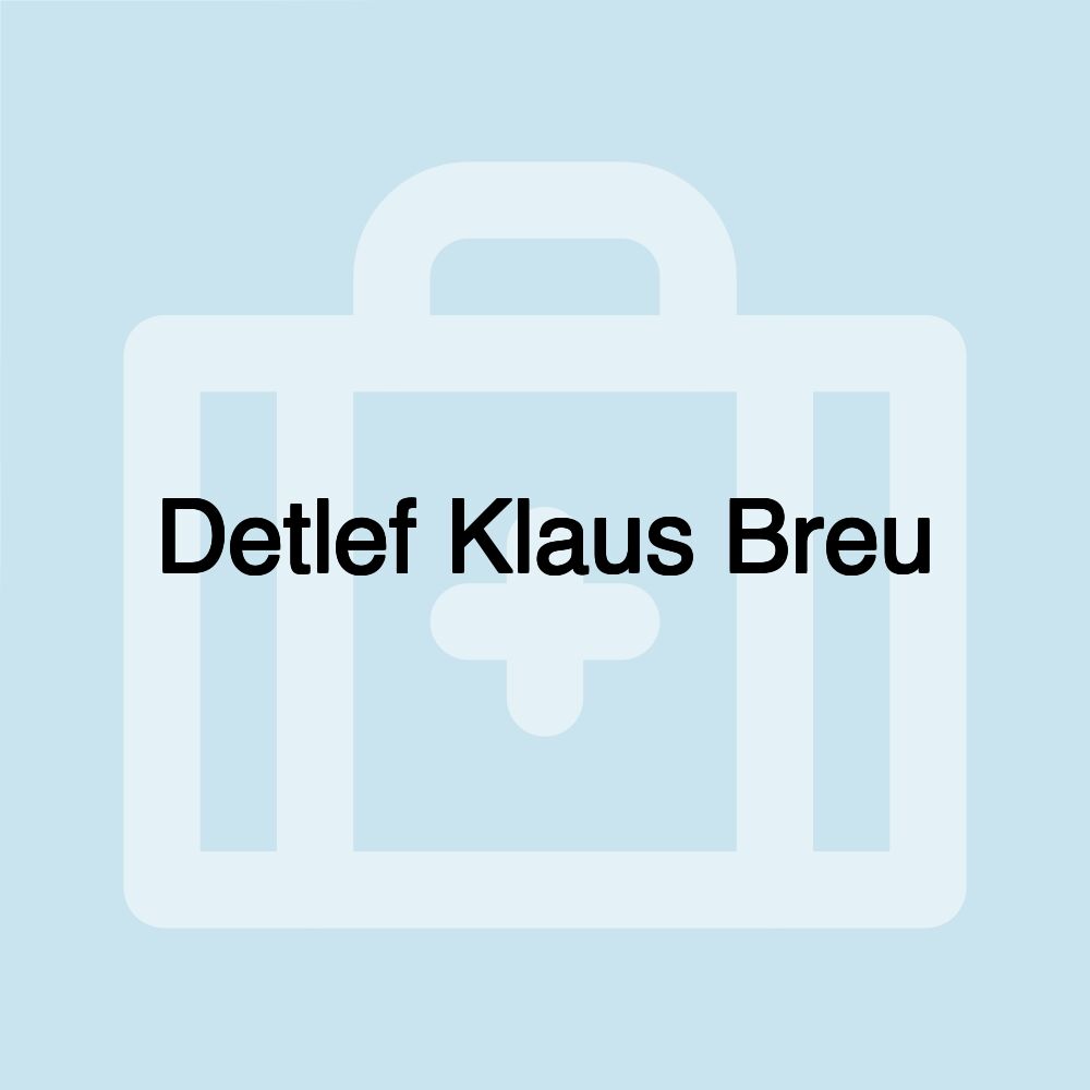 Detlef Klaus Breu