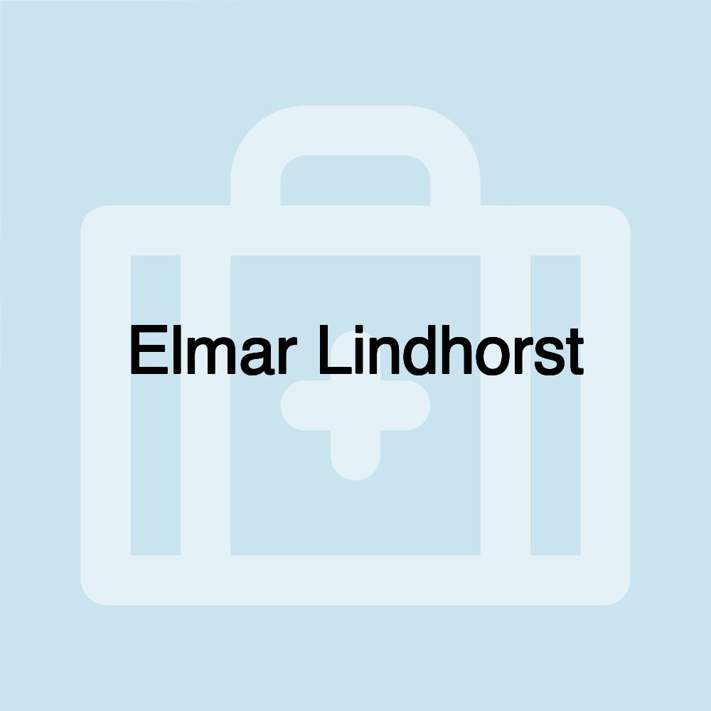 Elmar Lindhorst