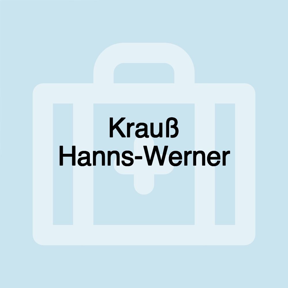 Krauß Hanns-Werner