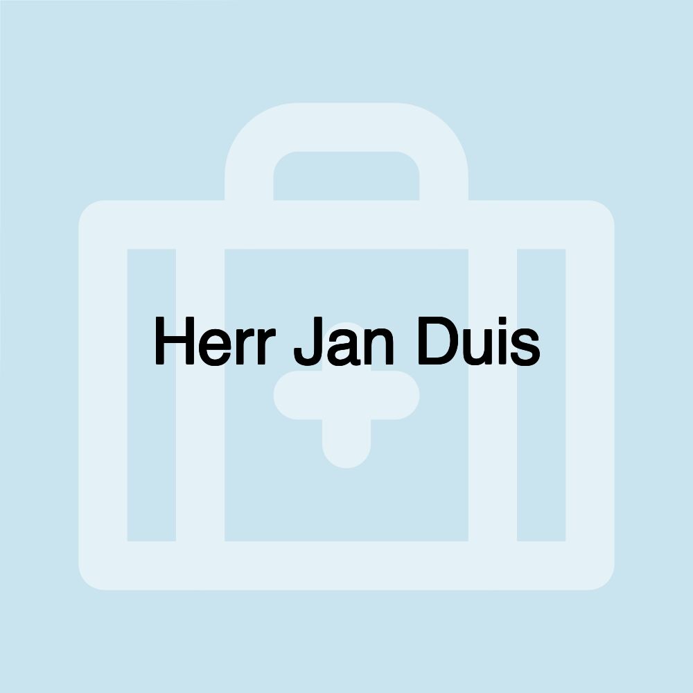 Herr Jan Duis