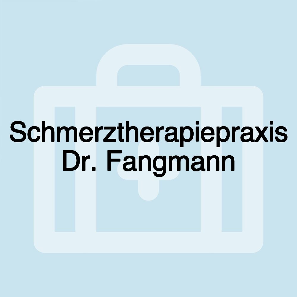 Schmerztherapiepraxis Dr. Fangmann