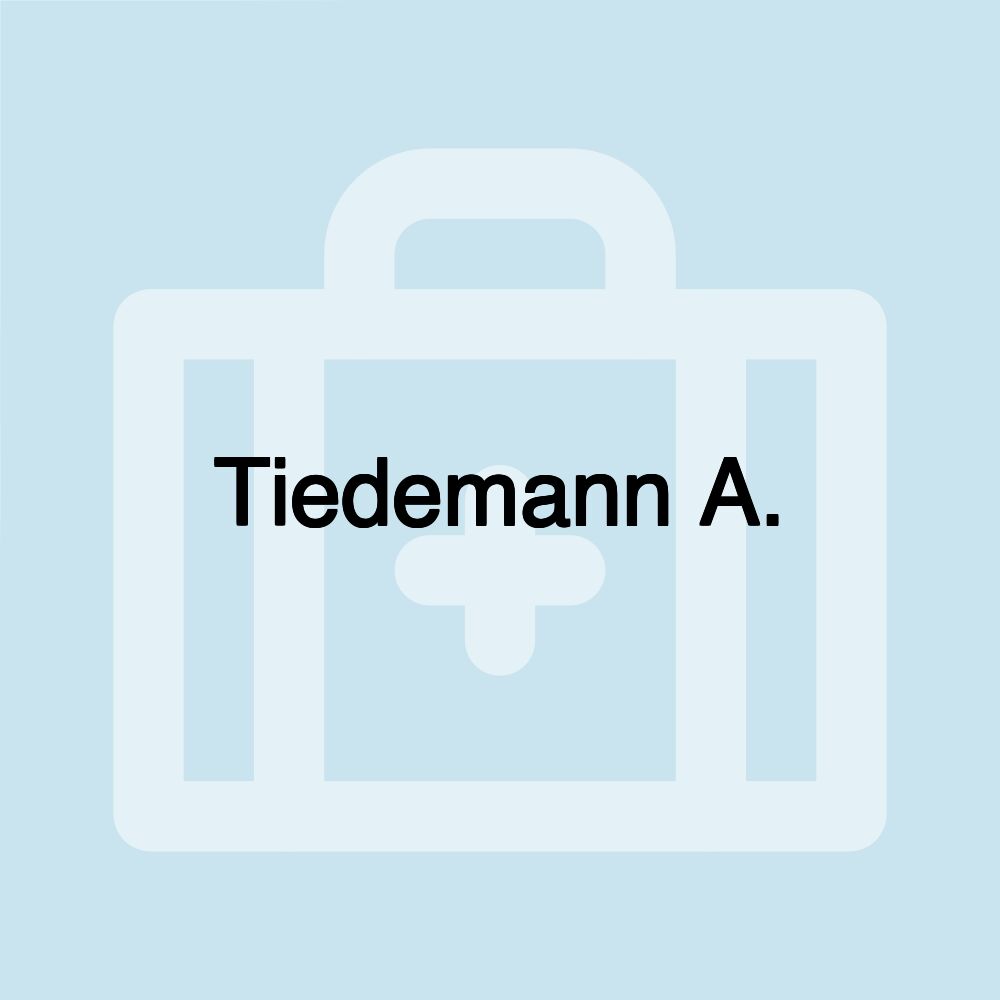 Tiedemann A.