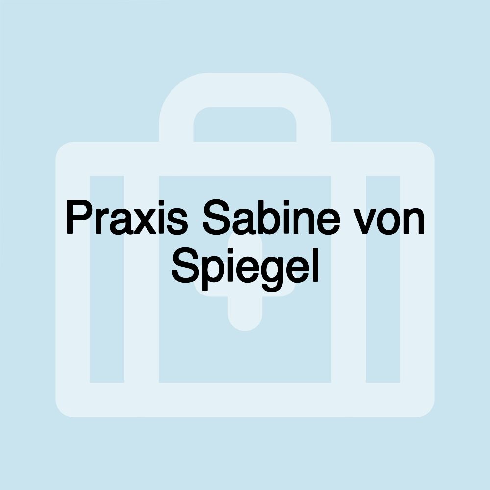 Praxis Sabine von Spiegel