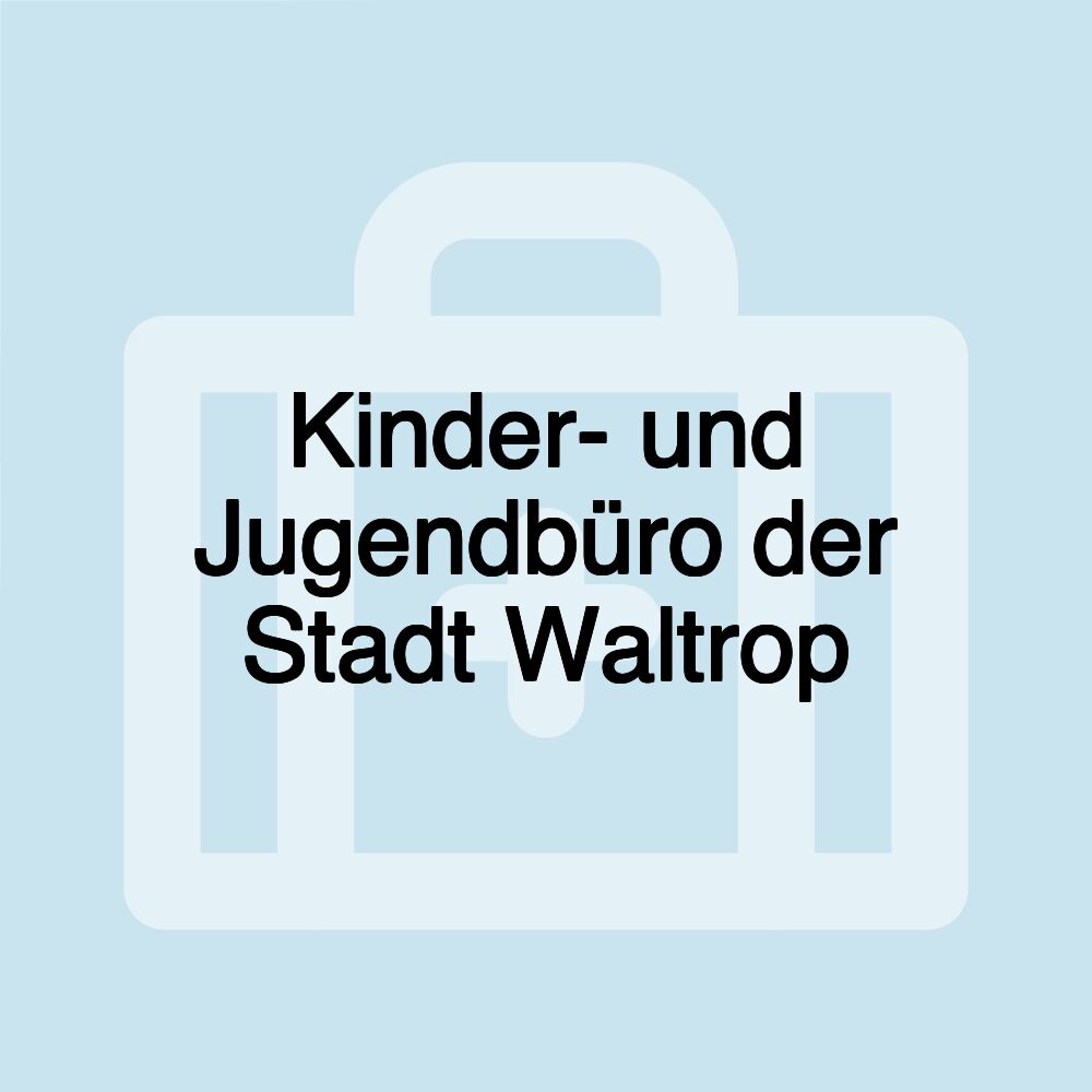 Kinder- und Jugendbüro der Stadt Waltrop