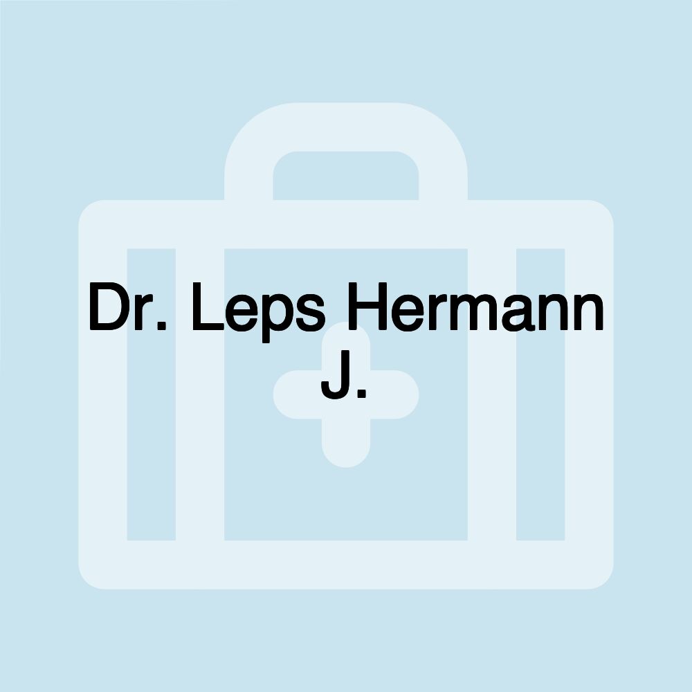 Dr. Leps Hermann J.