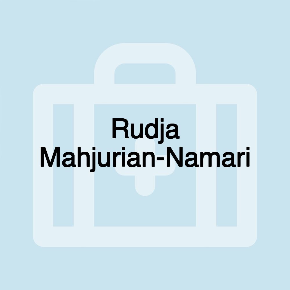 Rudja Mahjurian-Namari