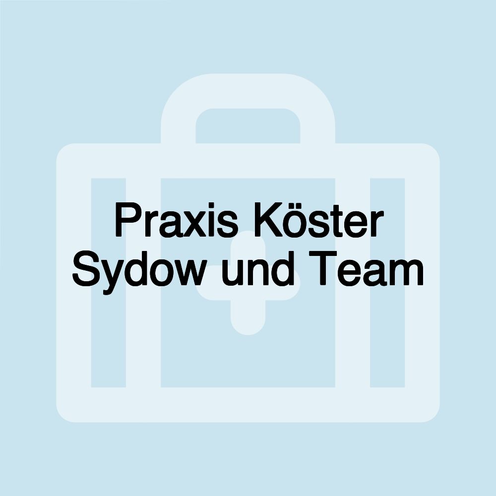 Praxis Köster Sydow und Team