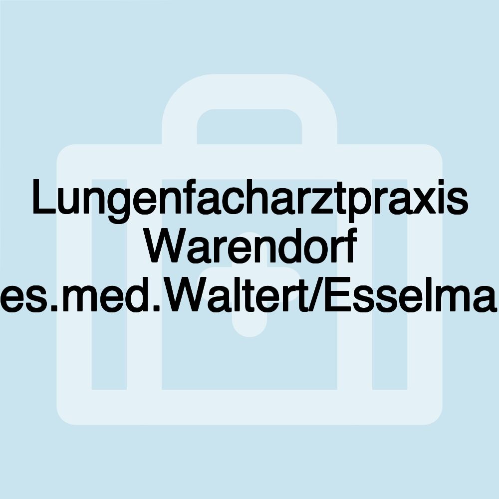 Lungenfacharztpraxis Warendorf (Dres.med.Waltert/Esselmann)