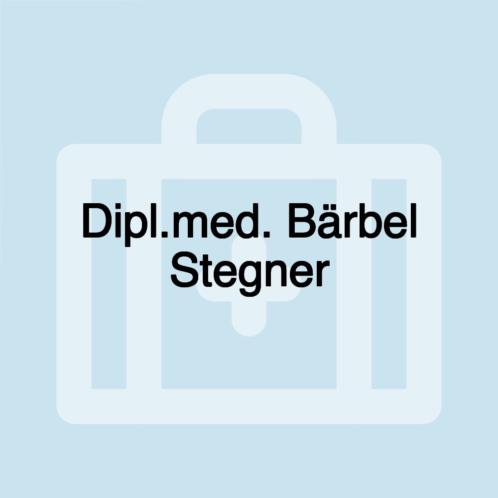 Dipl.med. Bärbel Stegner