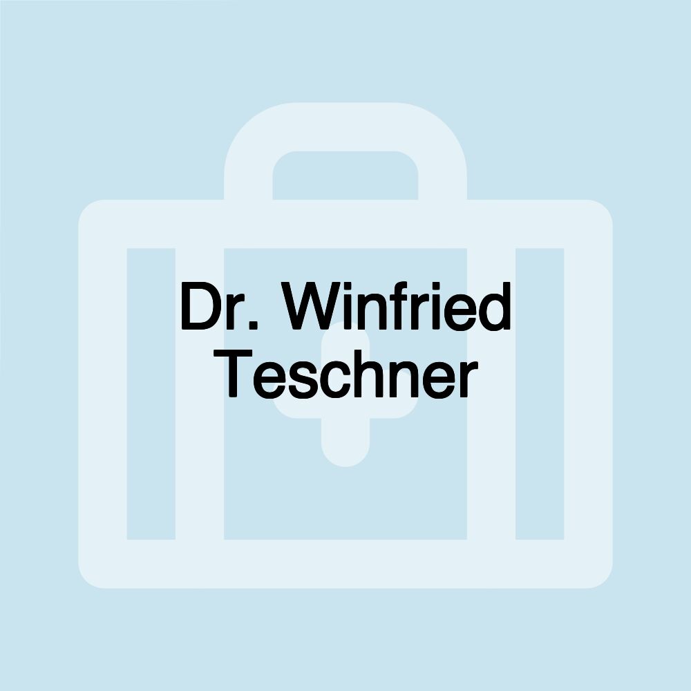 Dr. Winfried Teschner