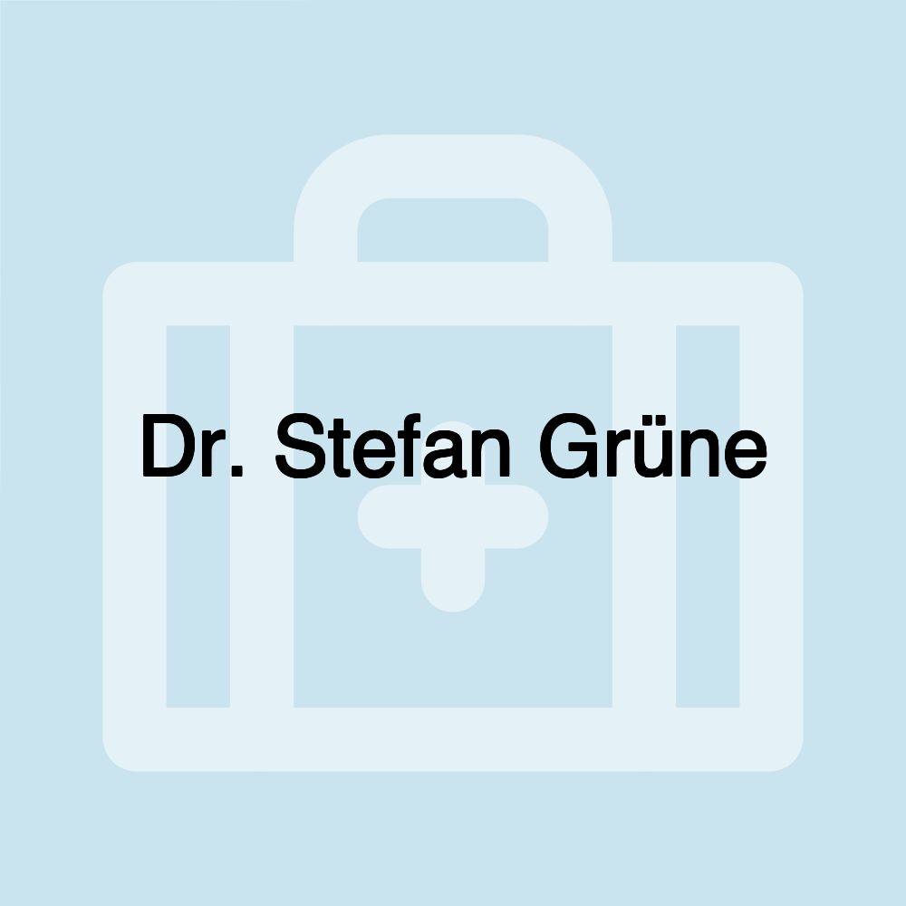 Dr. Stefan Grüne