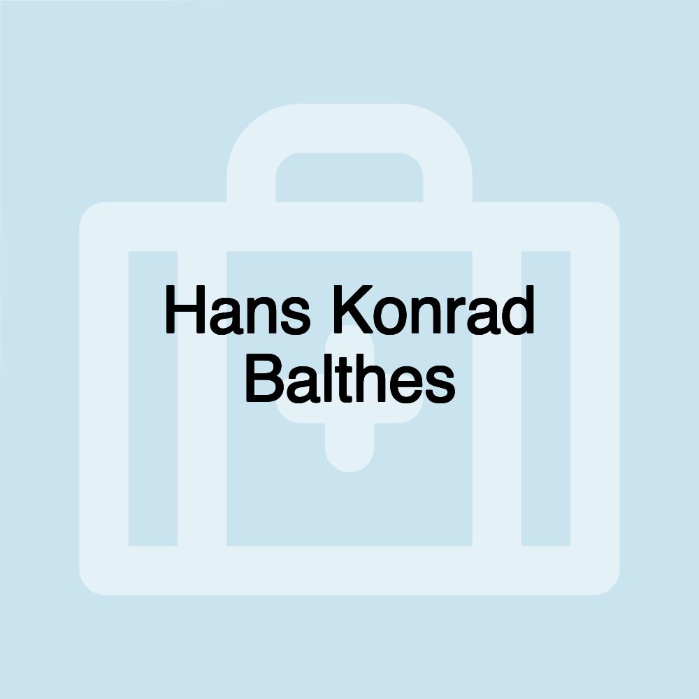 Hans Konrad Balthes