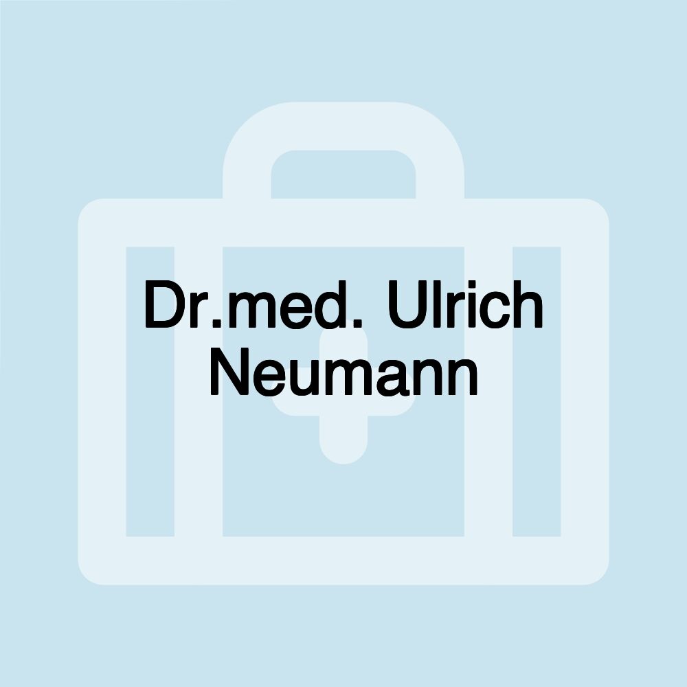 Dr.med. Ulrich Neumann