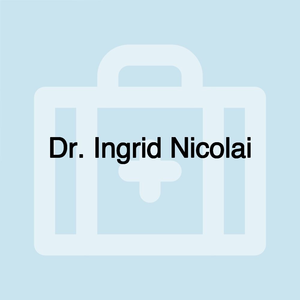 Dr. Ingrid Nicolai