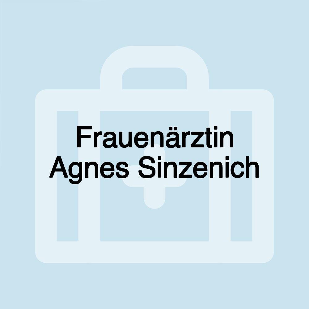 Frauenärztin Agnes Sinzenich