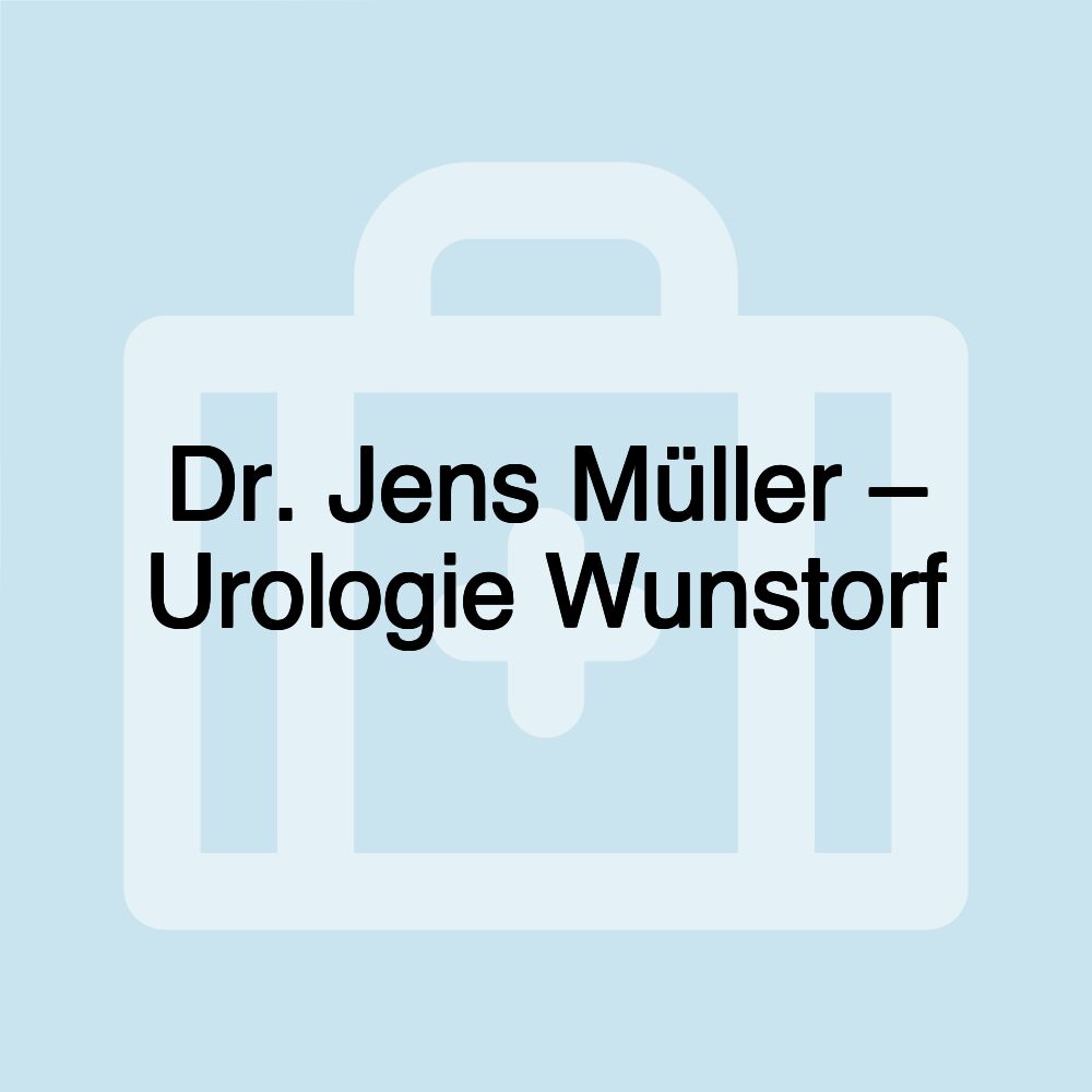 Dr. Jens Müller – Urologie Wunstorf