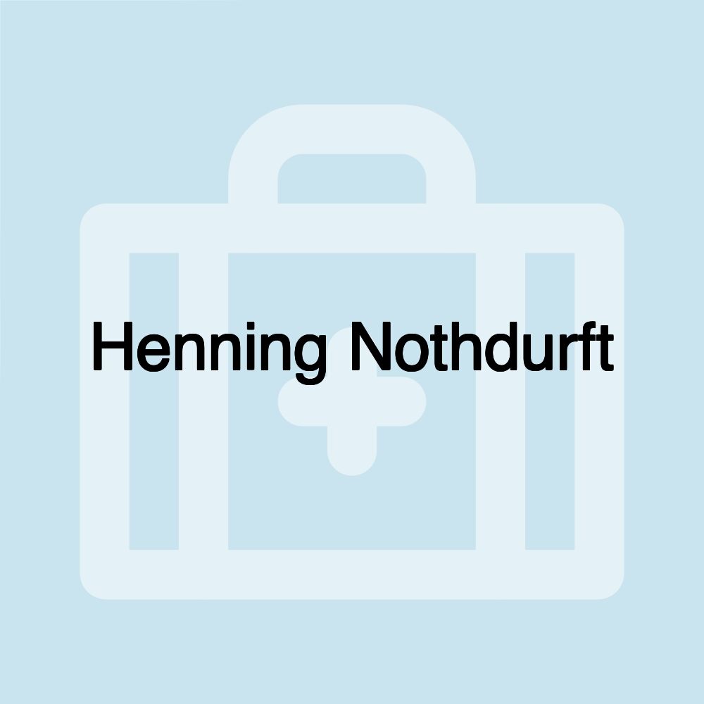 Henning Nothdurft