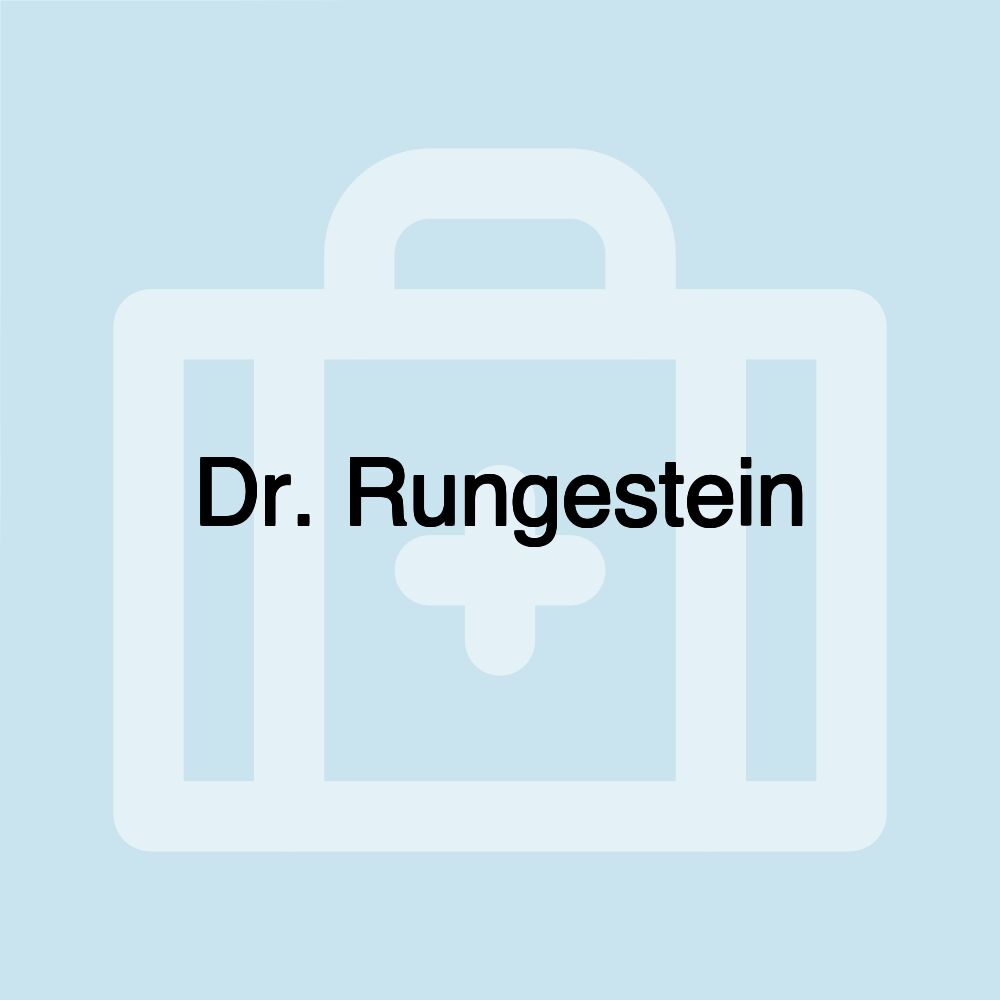 Dr. Rungestein