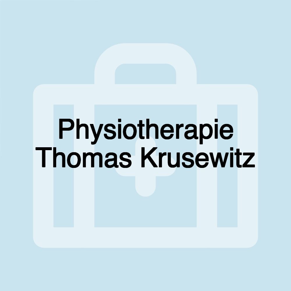 Physiotherapie Thomas Krusewitz