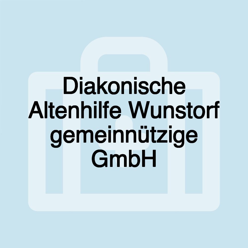 Diakonische Altenhilfe Wunstorf gemeinnützige GmbH