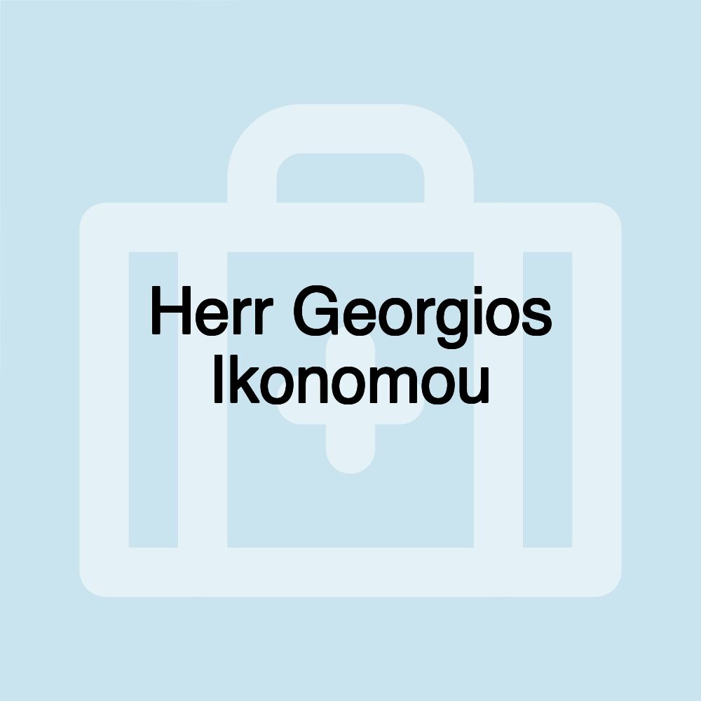 Herr Georgios Ikonomou