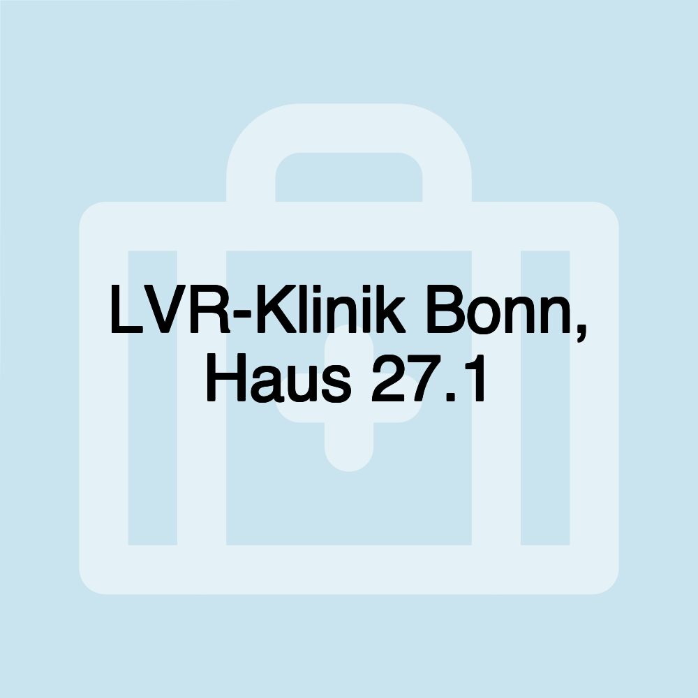 LVR-Klinik Bonn, Haus 27.1