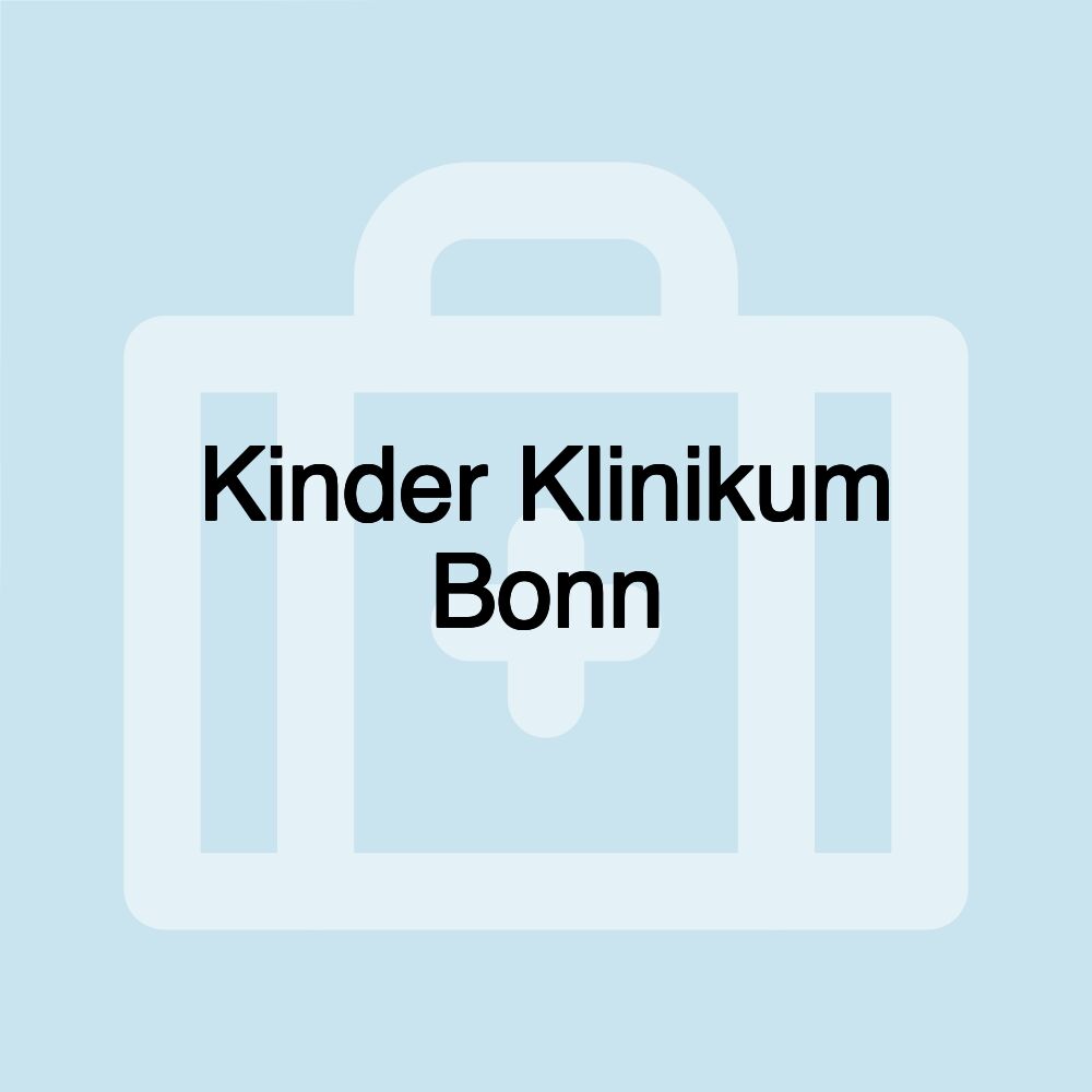 Kinder Klinikum Bonn