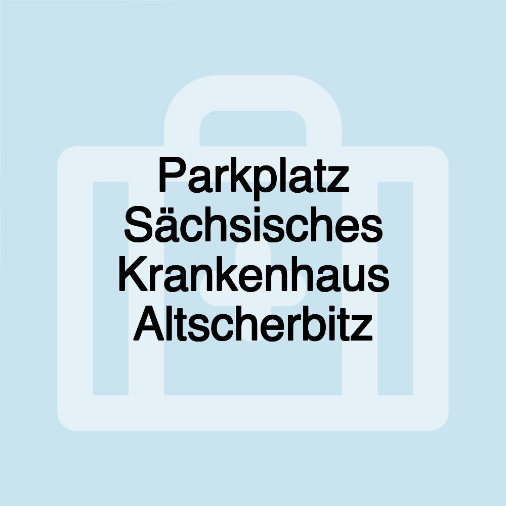 Parkplatz Sächsisches Krankenhaus Altscherbitz