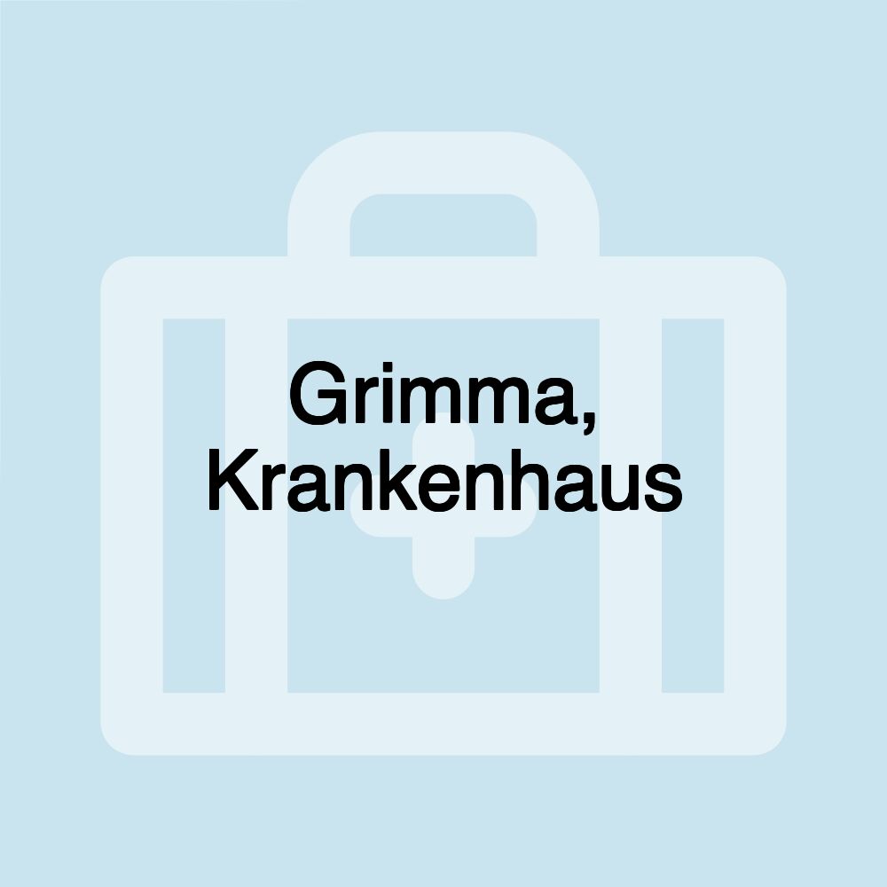 Grimma, Krankenhaus