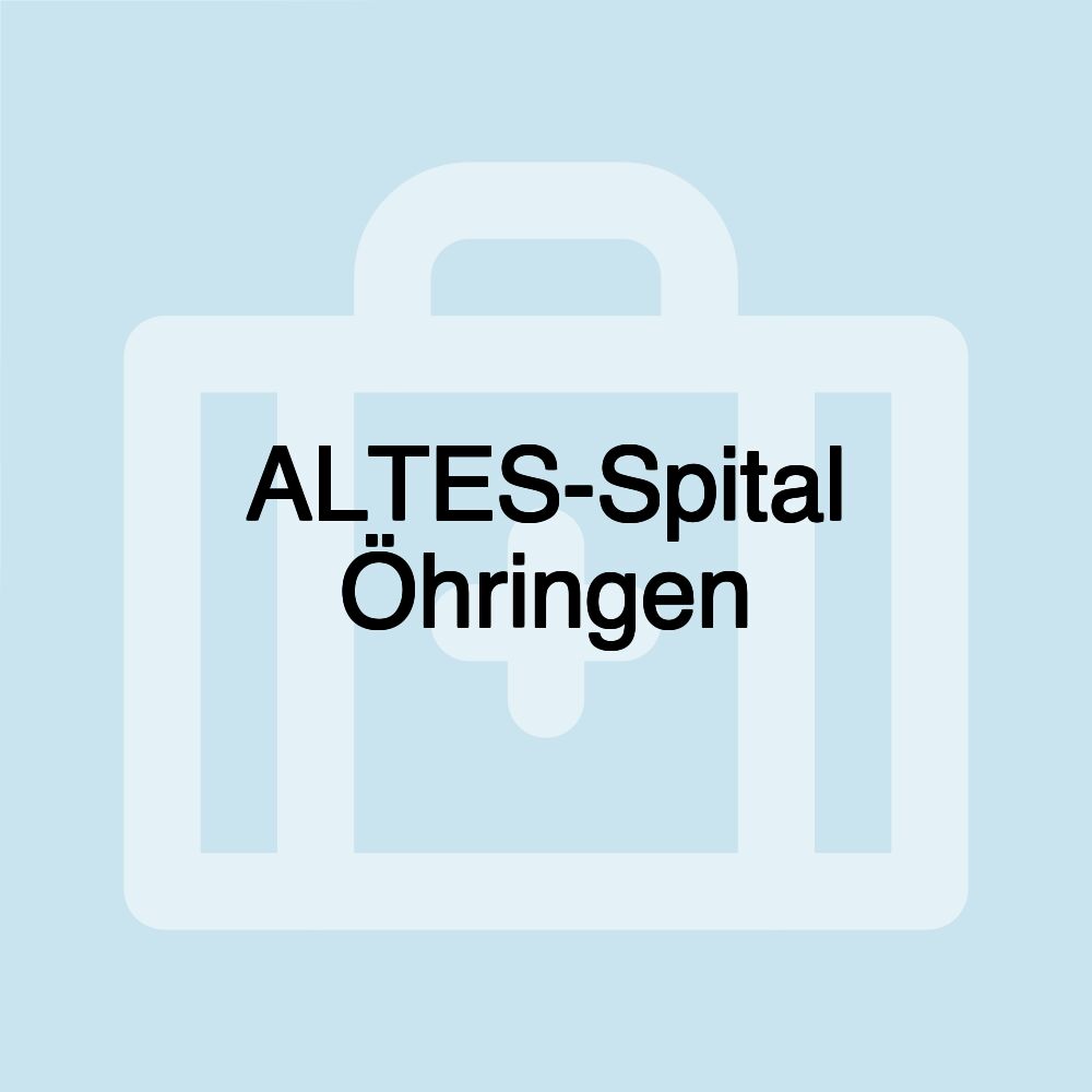 ALTES-Spital Öhringen