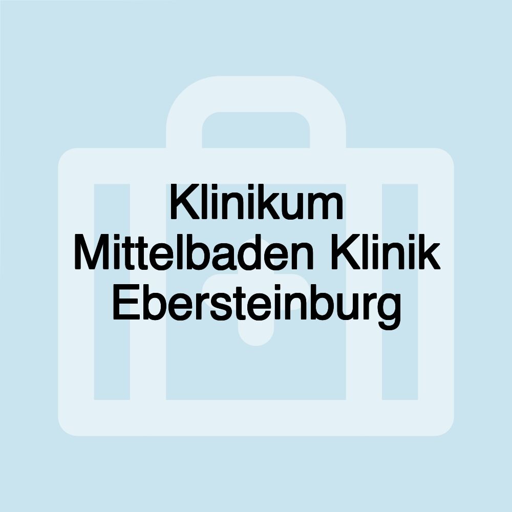 Klinikum Mittelbaden Klinik Ebersteinburg