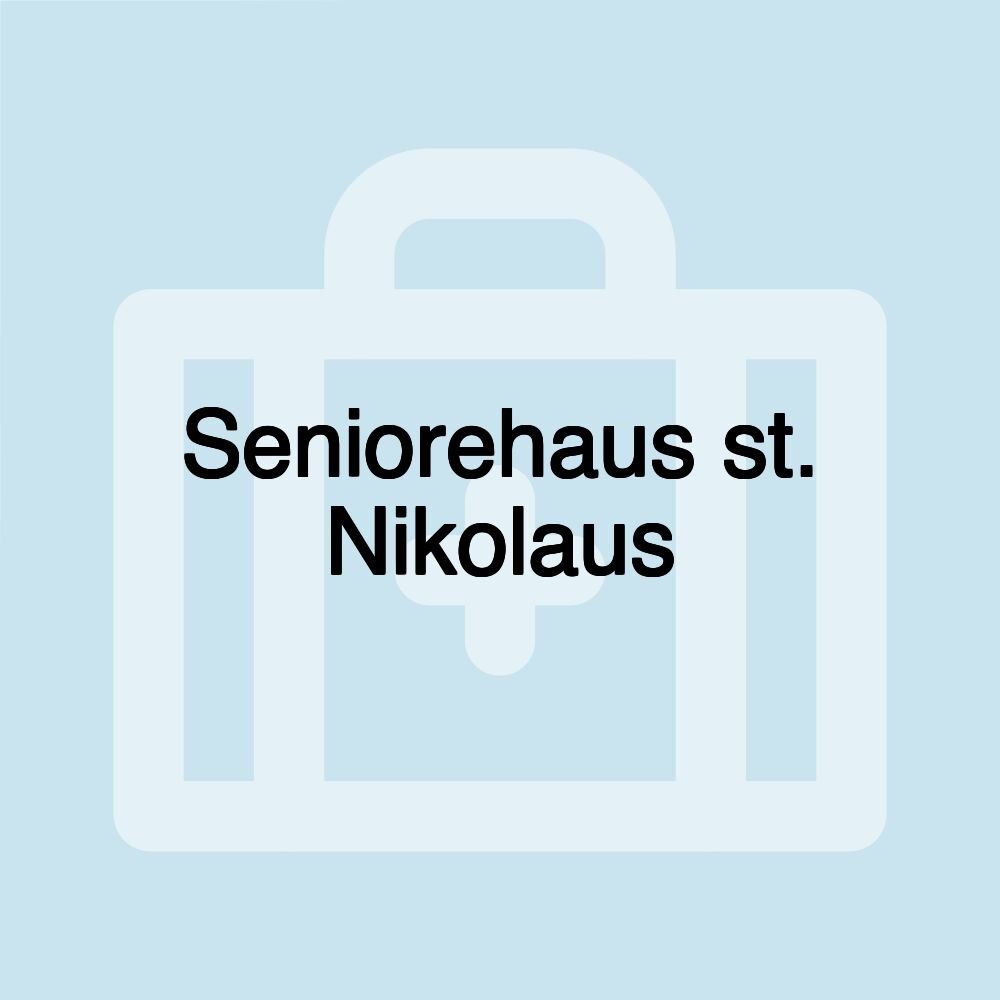 Seniorehaus st. Nikolaus