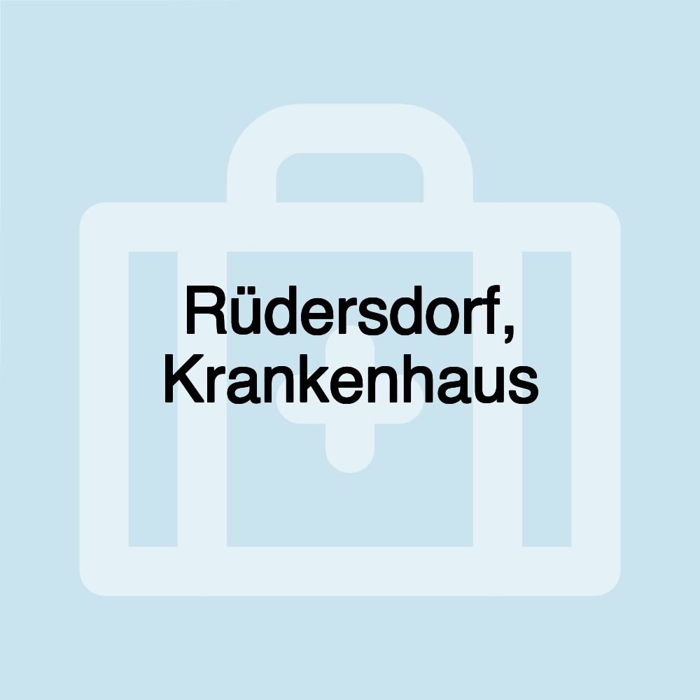 Rüdersdorf, Krankenhaus