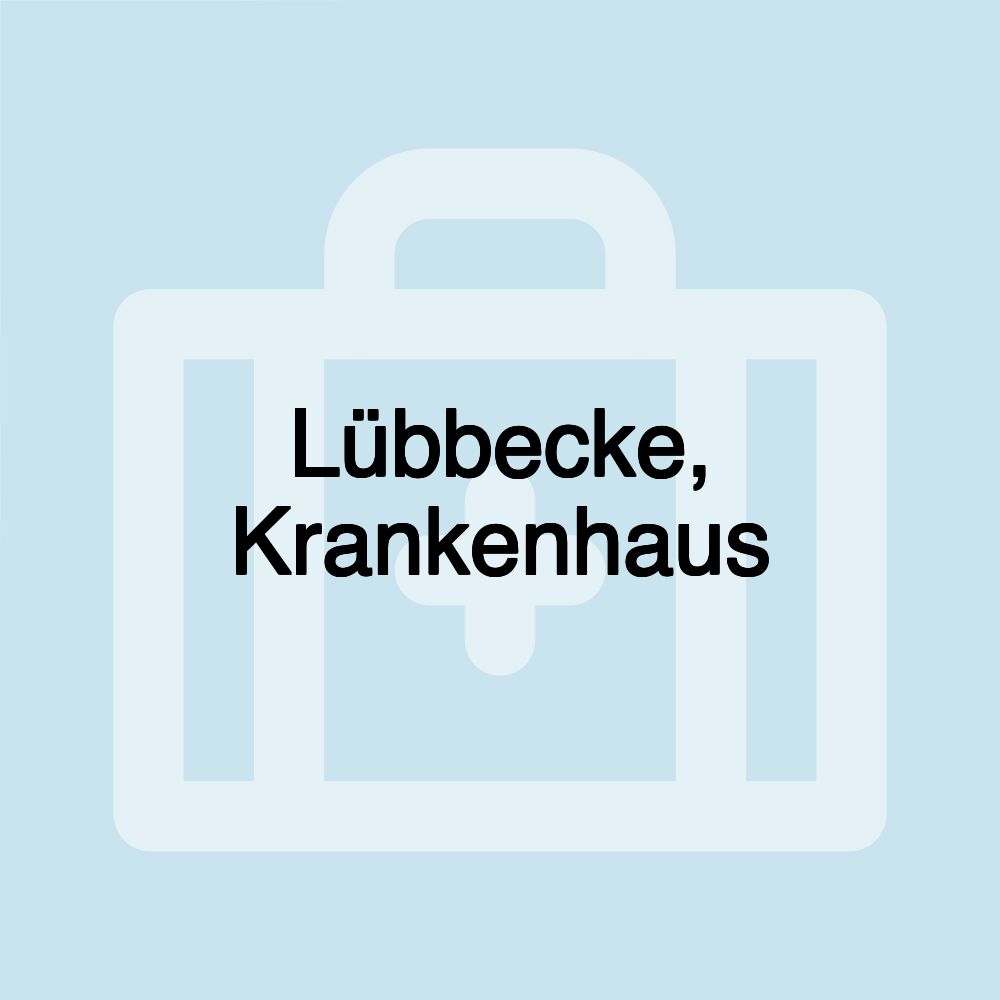 Lübbecke, Krankenhaus