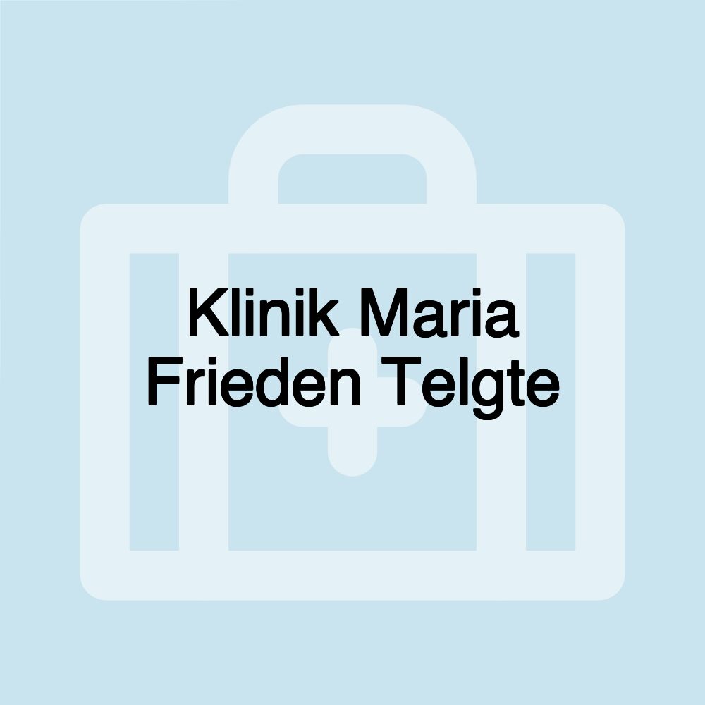 Klinik Maria Frieden Telgte