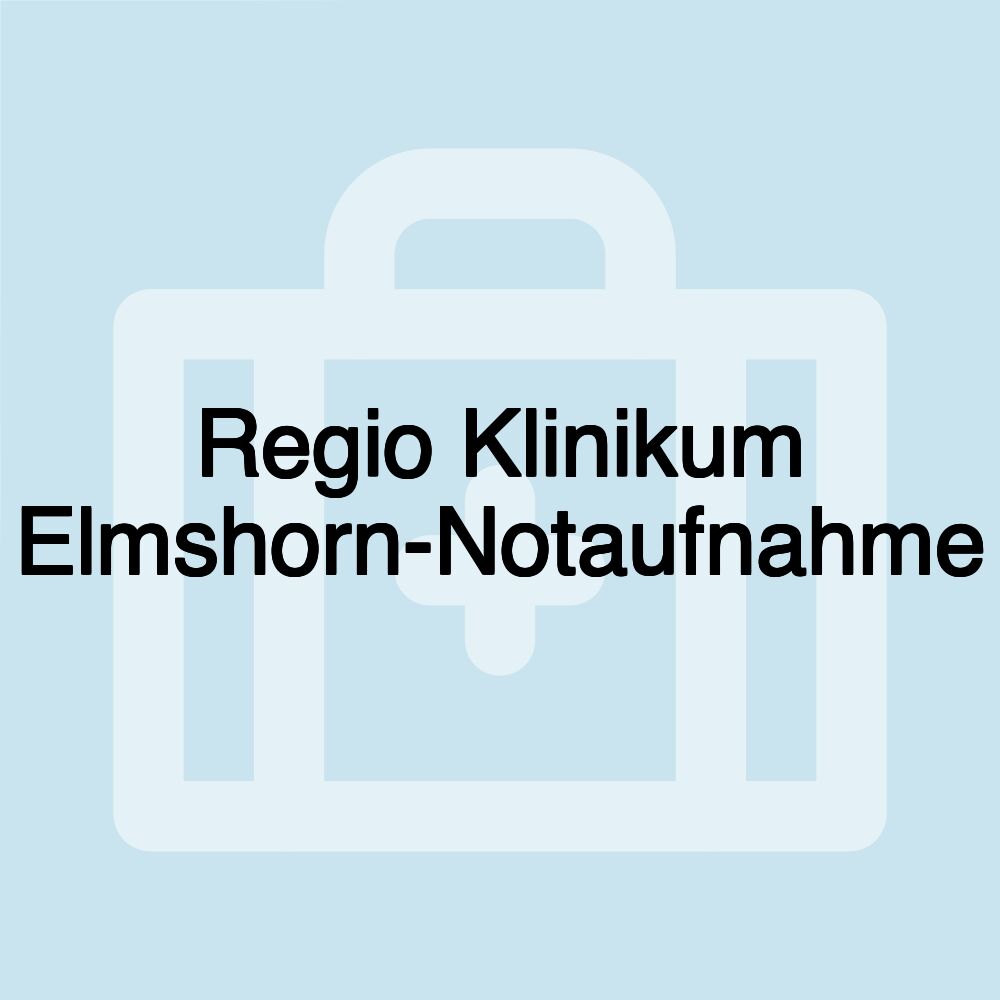 Regio Klinikum Elmshorn-Notaufnahme