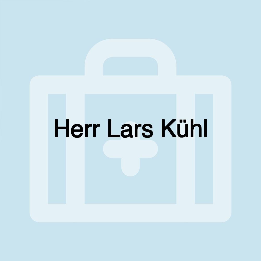 Herr Lars Kühl