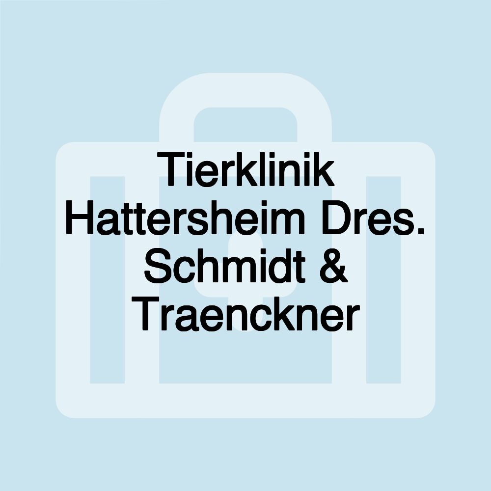 Tierklinik Hattersheim Dres. Schmidt & Traenckner