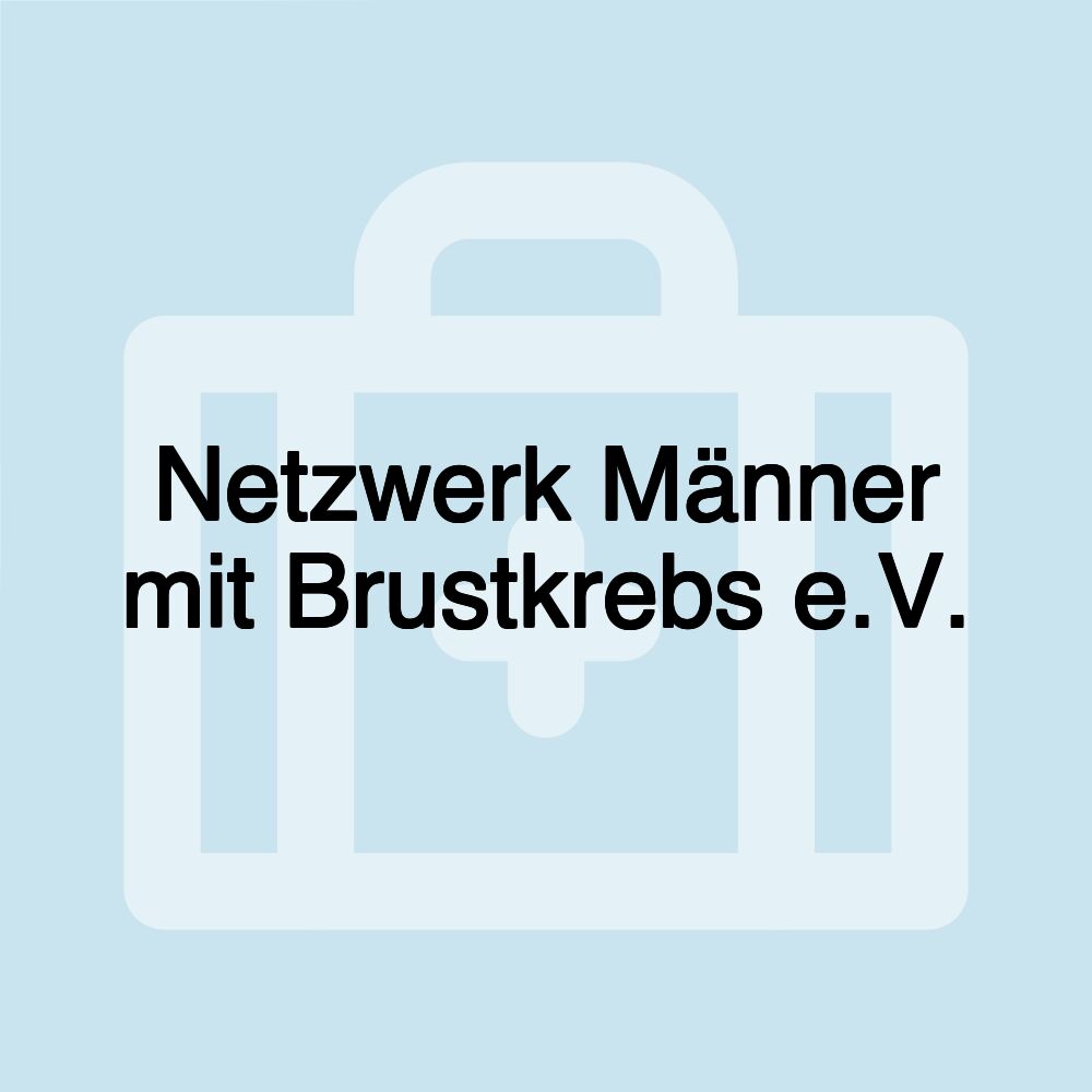 Netzwerk Männer mit Brustkrebs e.V.