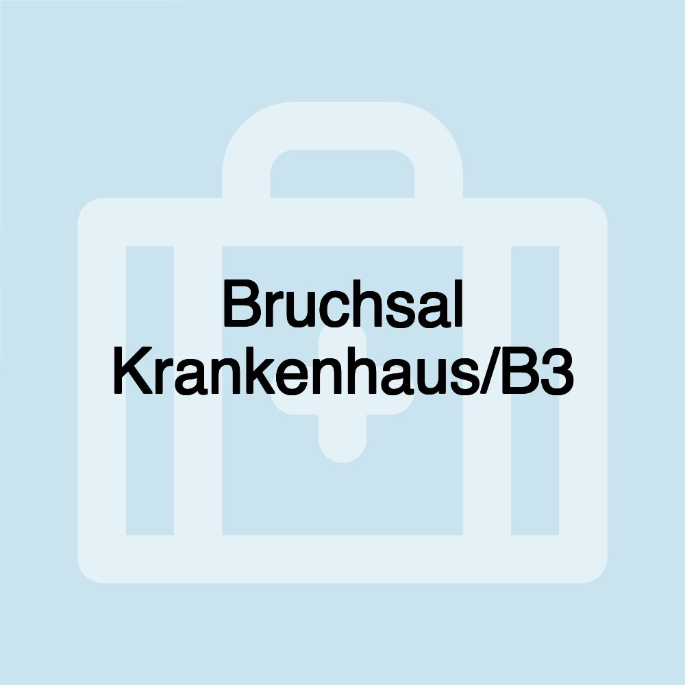 Bruchsal Krankenhaus/B3