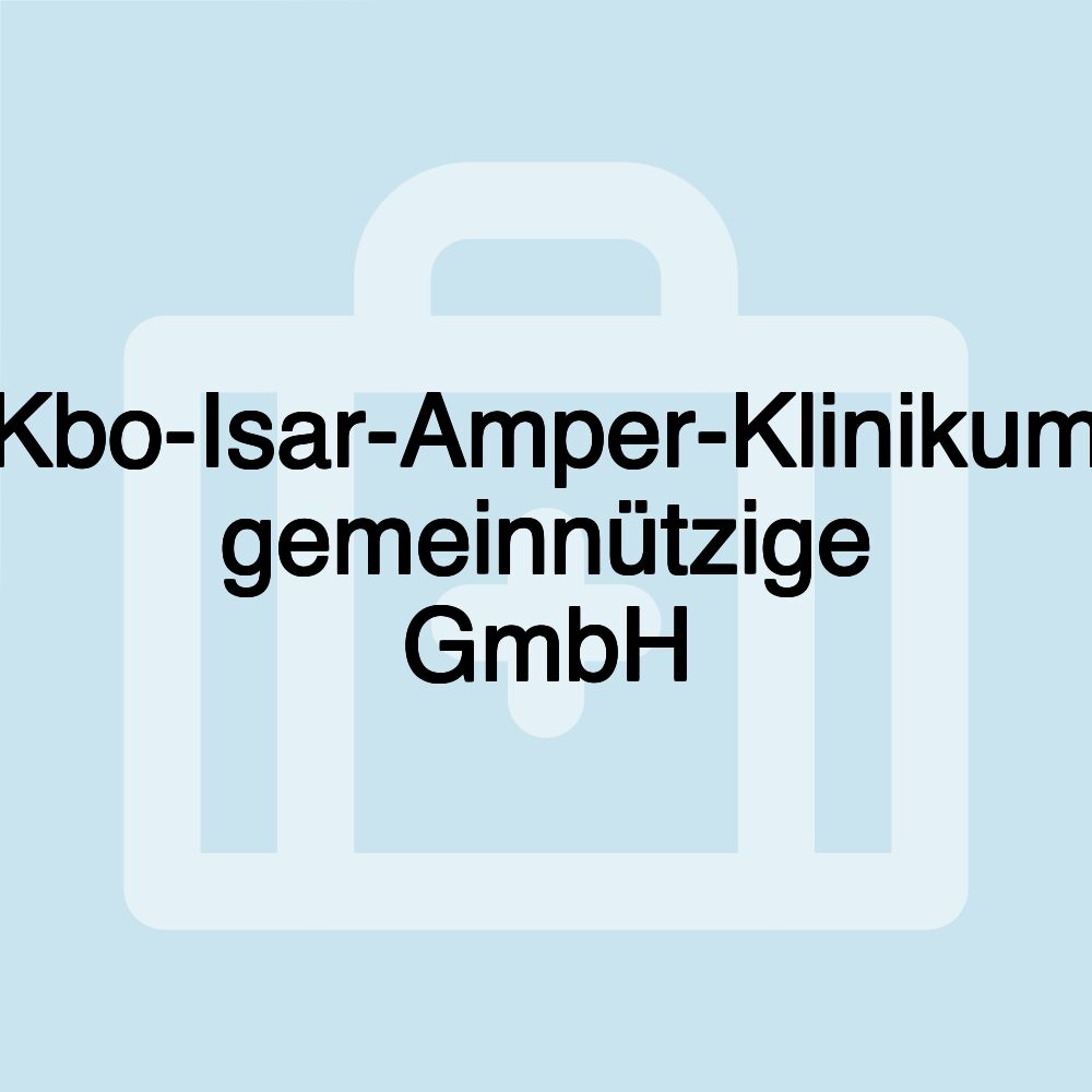 Kbo-Isar-Amper-Klinikum gemeinnützige GmbH