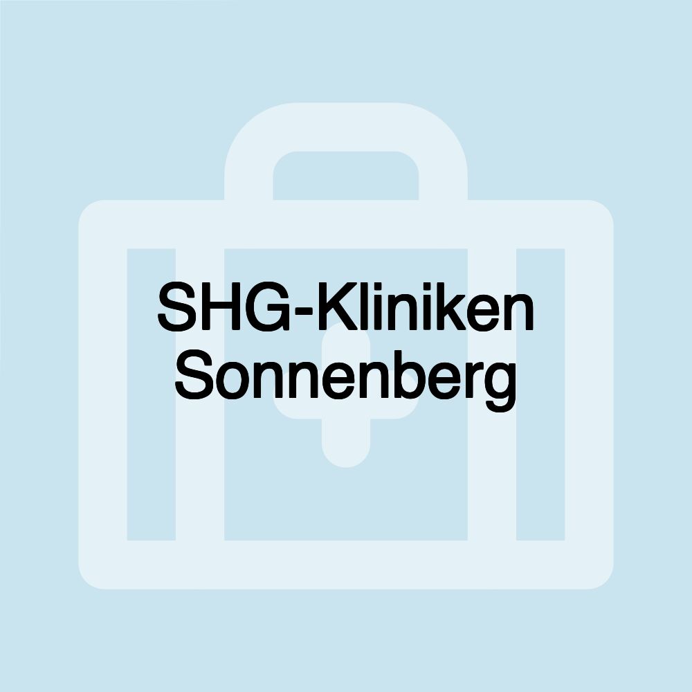 SHG-Kliniken Sonnenberg