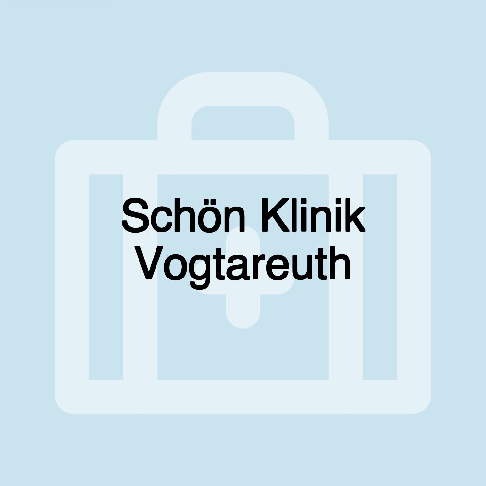 Schön Klinik Vogtareuth