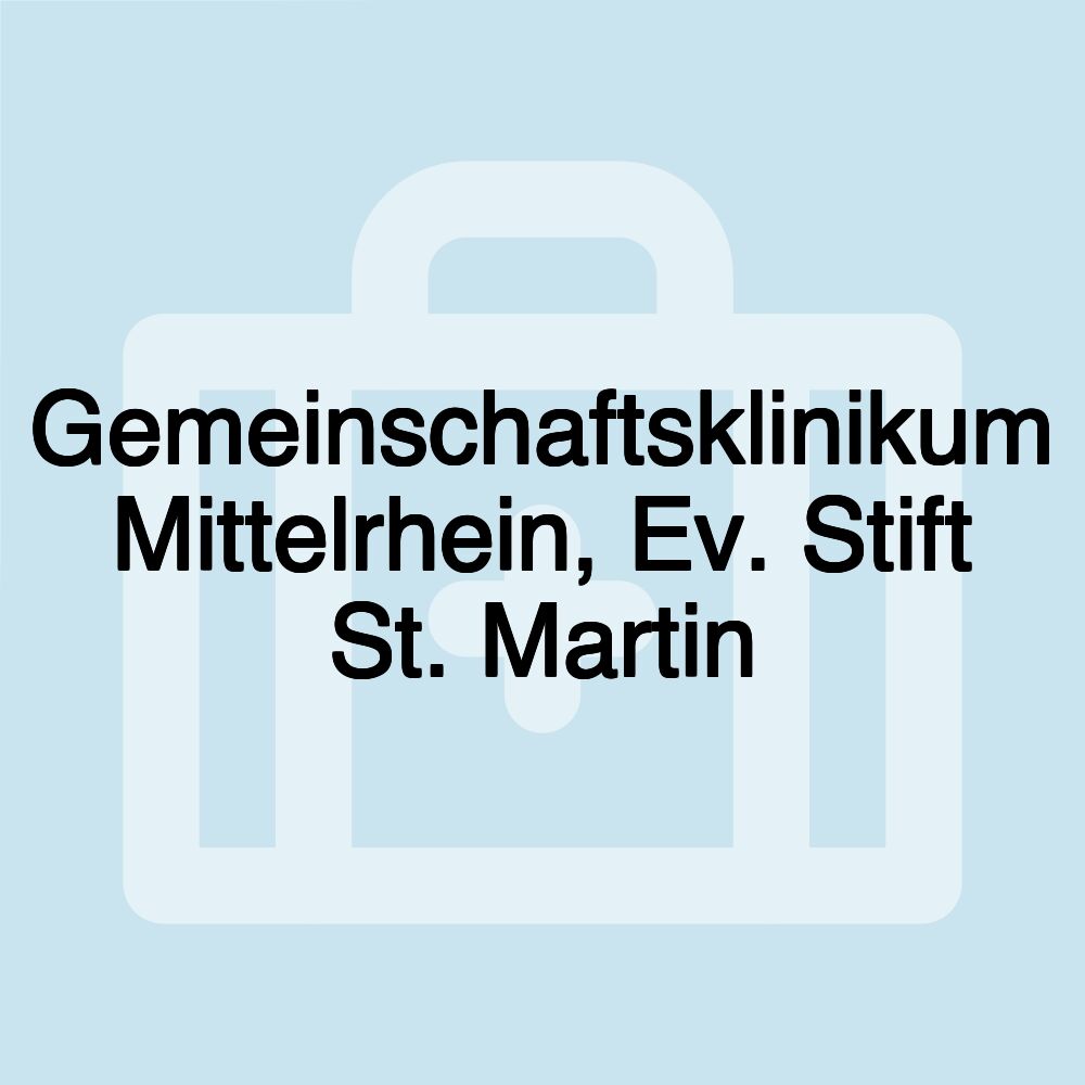 Gemeinschaftsklinikum Mittelrhein, Ev. Stift St. Martin