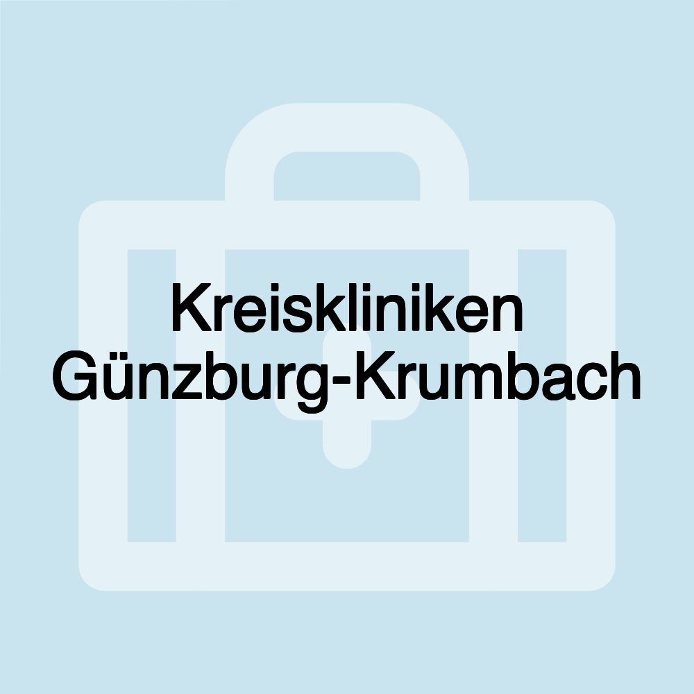 Kreiskliniken Günzburg-Krumbach